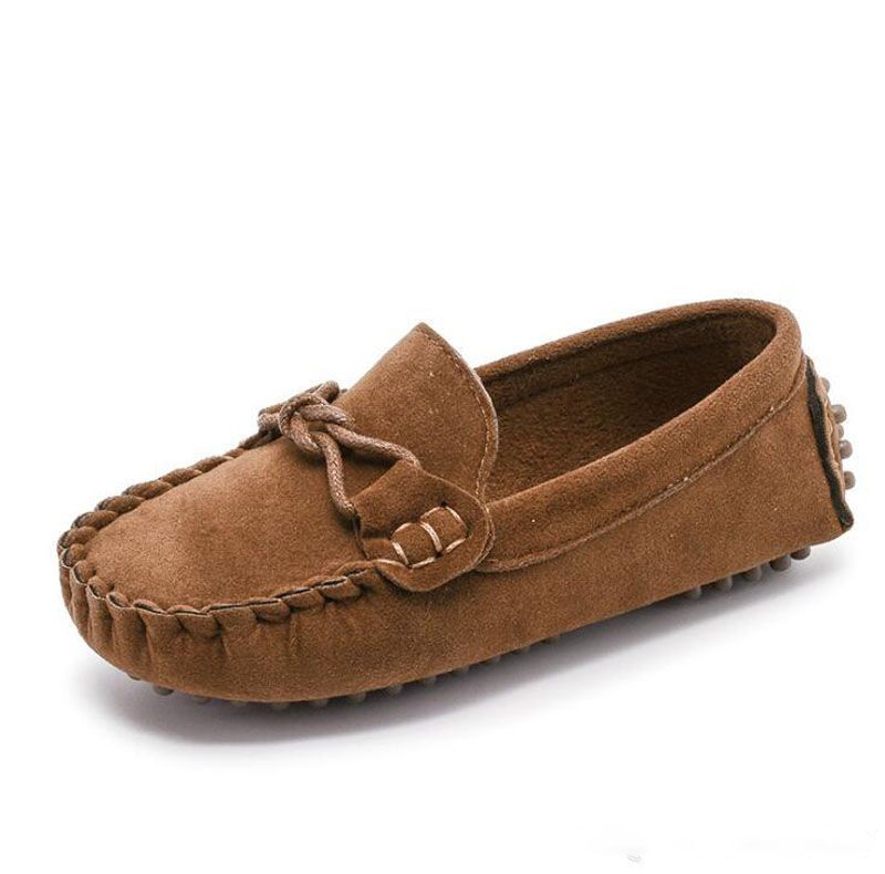 zapatillas de cuero para niñas