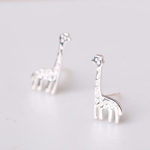 ICYROSE 925 Sterling Silver Small Giraffe Stud Earrings 23053