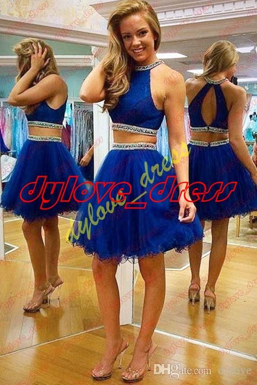 short royal blue prom dresses 2018