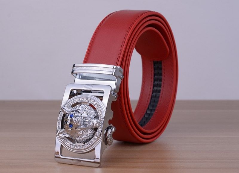 red and black designer belt