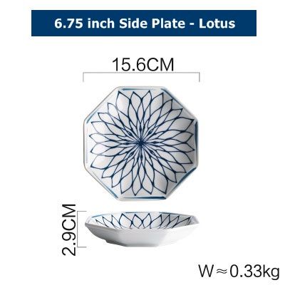 6.75 inch Side Plate - Lotus