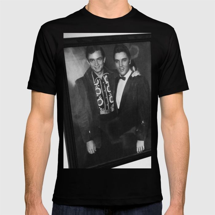 johnny cash and elvis t shirt