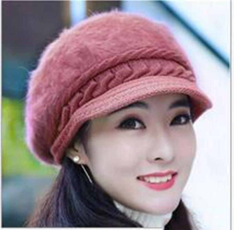 2019 2017 Winter Hat Female Korean Edition Imitation Rabbit Hair