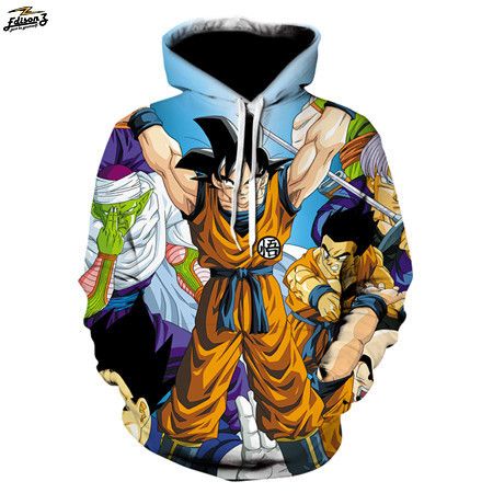 moletom masculino dragon ball