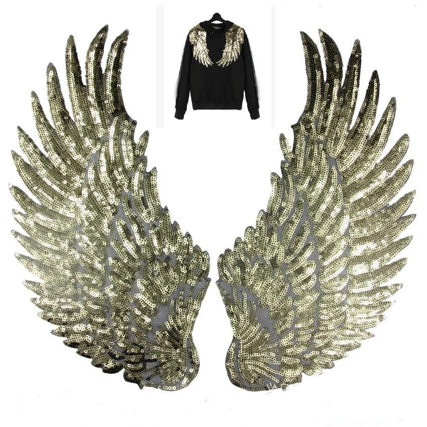 Compra 5 Parches Lentejuelas Parches Para Ropa Alas De Ángel Coser Parche  Bordado DIY Adorno Applique Pegatinas Para Tela 33X18 Cm Barato | Entrega  Rápida Y Calidad | Es.Dhgate