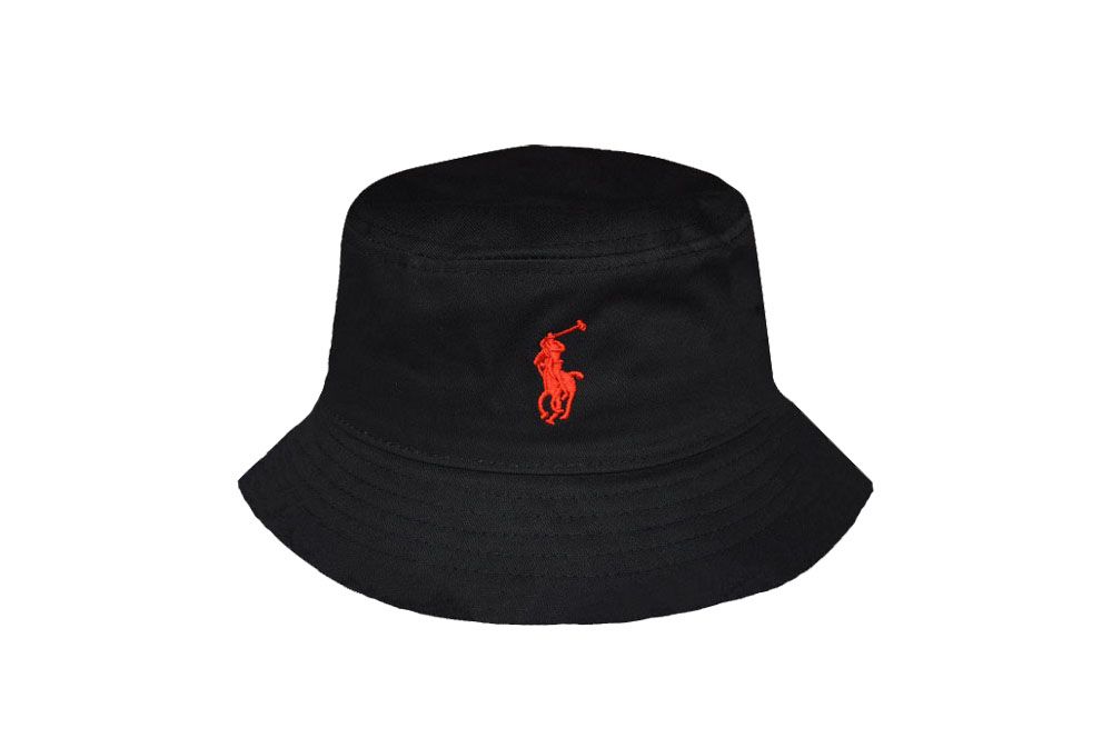 white polo bucket hat