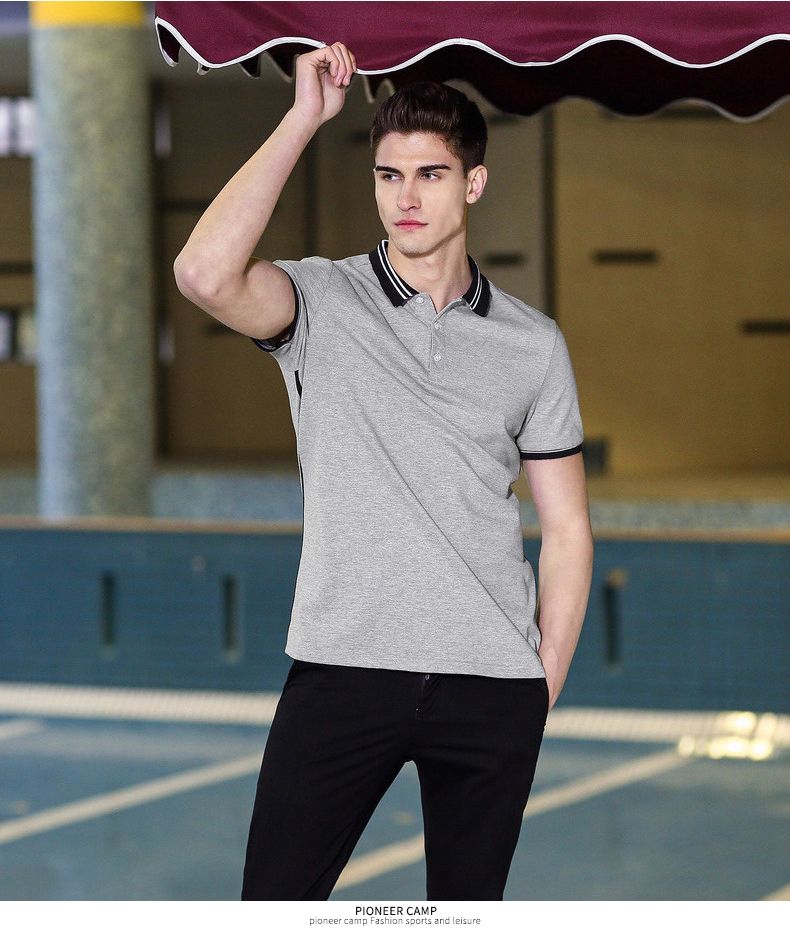 Hot Sale New Short Polo Shirt Men Brand 