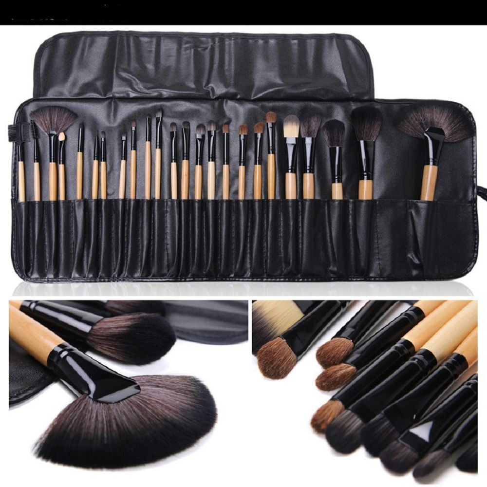 Stock Clearance Makeup Brushes Wood Color Makeup Brushes Horsehair Sets