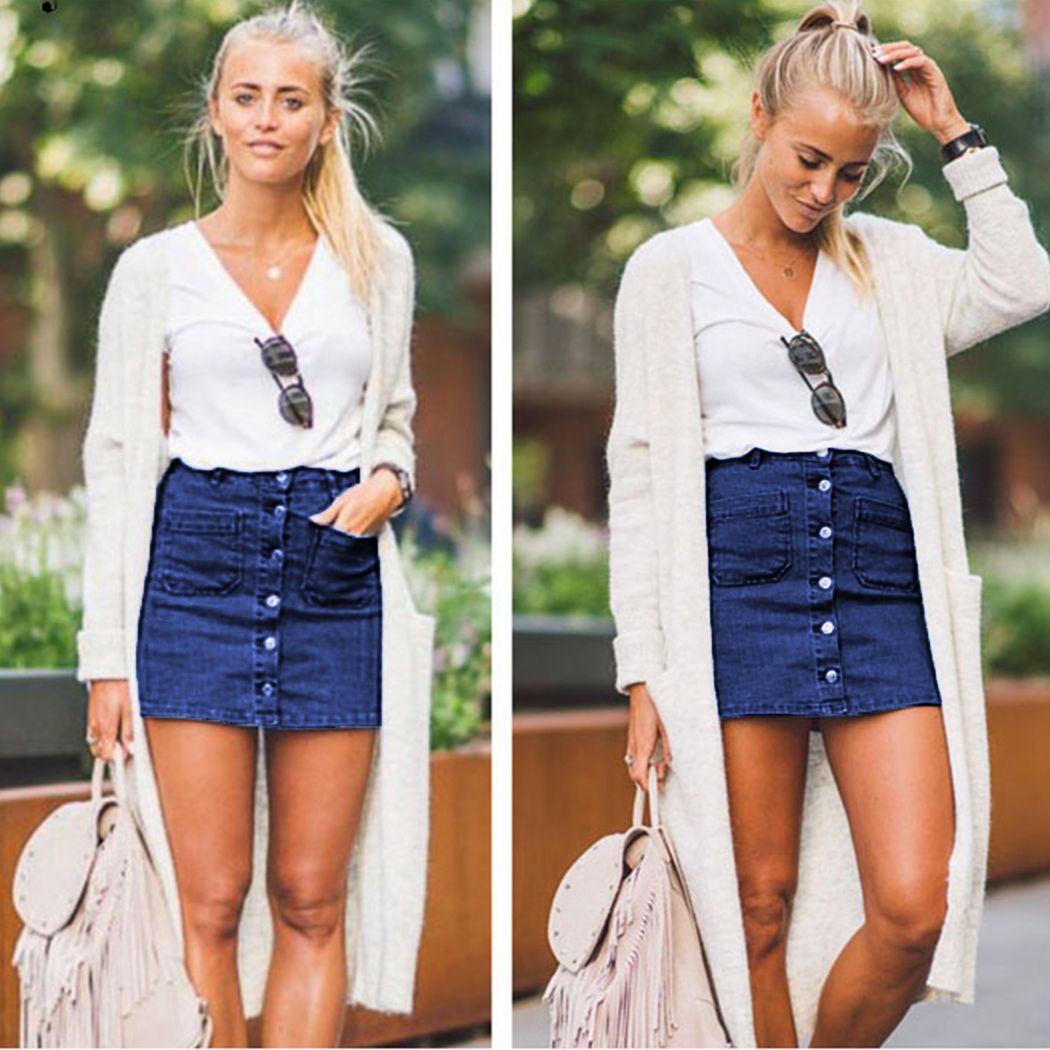 saia cheia de botoes