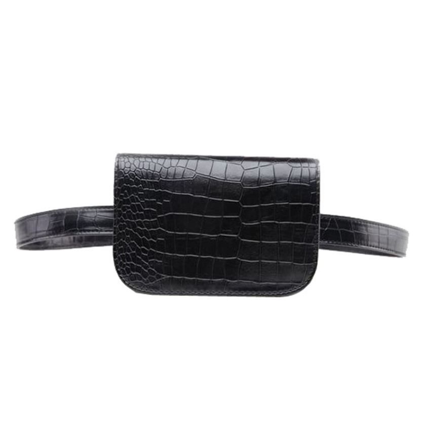 ladies leather waist bag