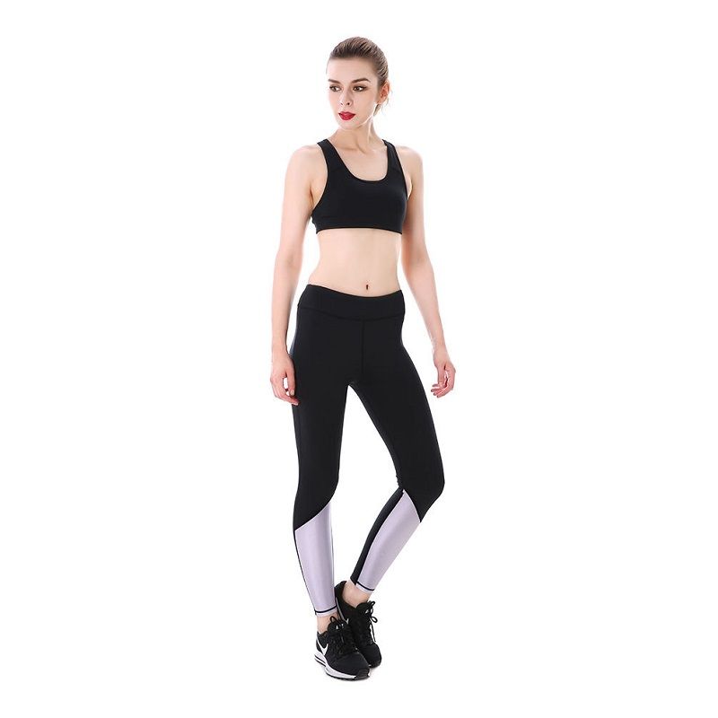 Mallas deportivas elásticas para mujer Leggings ajustados para Yoga Fitnes 