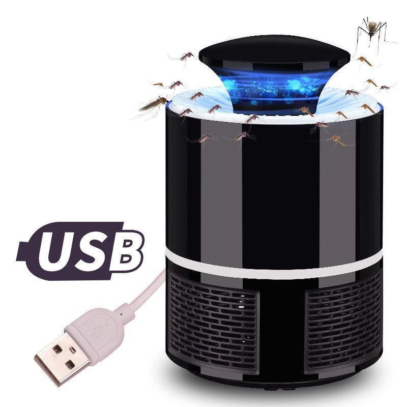 USB Sécurité photocatalytique moustique tueur lampe lumière DEL Non-toxique UV INSECTES piège 