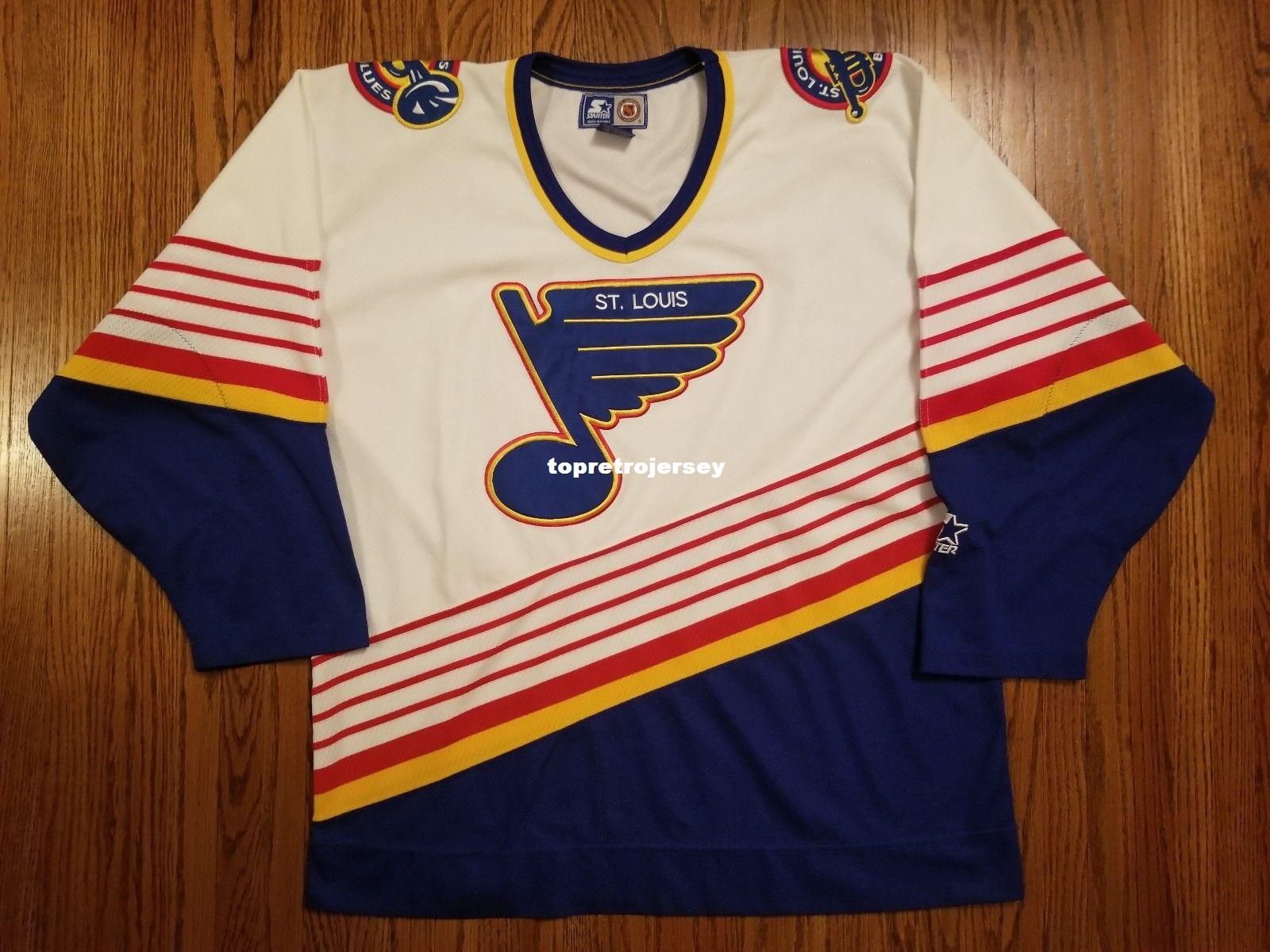 st louis blues white jersey