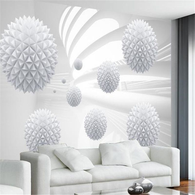 Modern Abstract 3d Wallpapers Custom Photo Wallpapers White Ball Geometric Wall Papers For Living Room Home Decor Flowers Murals Wallpaper For Desktop Background Wallpaper For Desktop Background Free From Homedecor789 32 16 Dhgate Com Latest 7d wallpaper for wall 2020 for living room tv unit area #wall , 7d bedroom design wallpaper. modern abstract 3d wallpapers custom