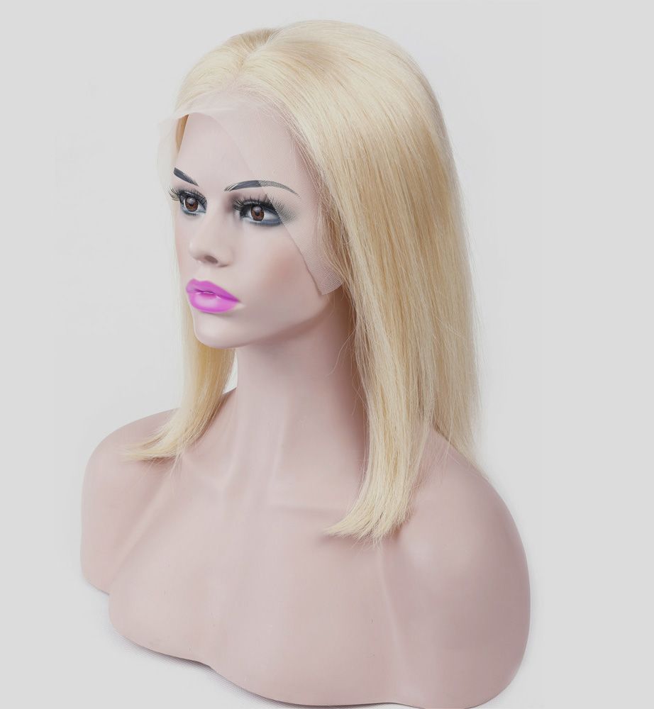 Indian Human Hair Products 10-18inch 13x4 Bob Hair Lace Front Wigs 613# Blonde Remy Hair Indian Human Hair Products 10-18inch 13x4 Bob Hair Lace Front Wigs 613# Blonde Remy Hair