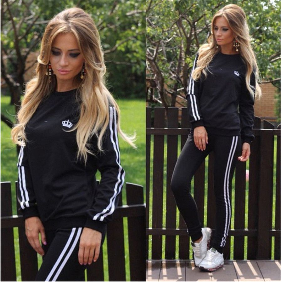 Satin Two Piece Set Tracksuit For Women 