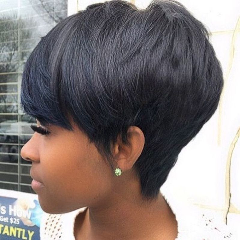 Brazilian Human Hair Short Bob Natural Hair Style Cuts 7a Full