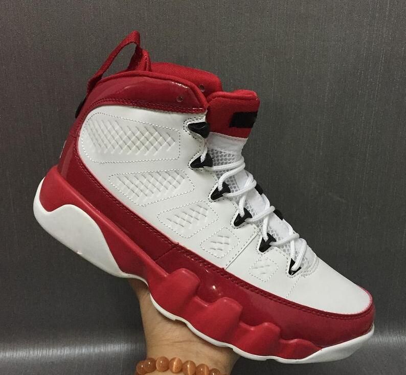 With Box Aaa Quality Air Retro 9 Ix Men Basketball Shoes White