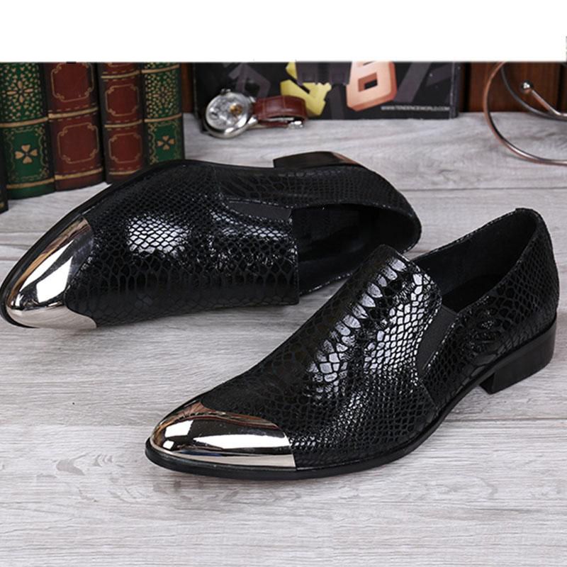 metal cap shoes