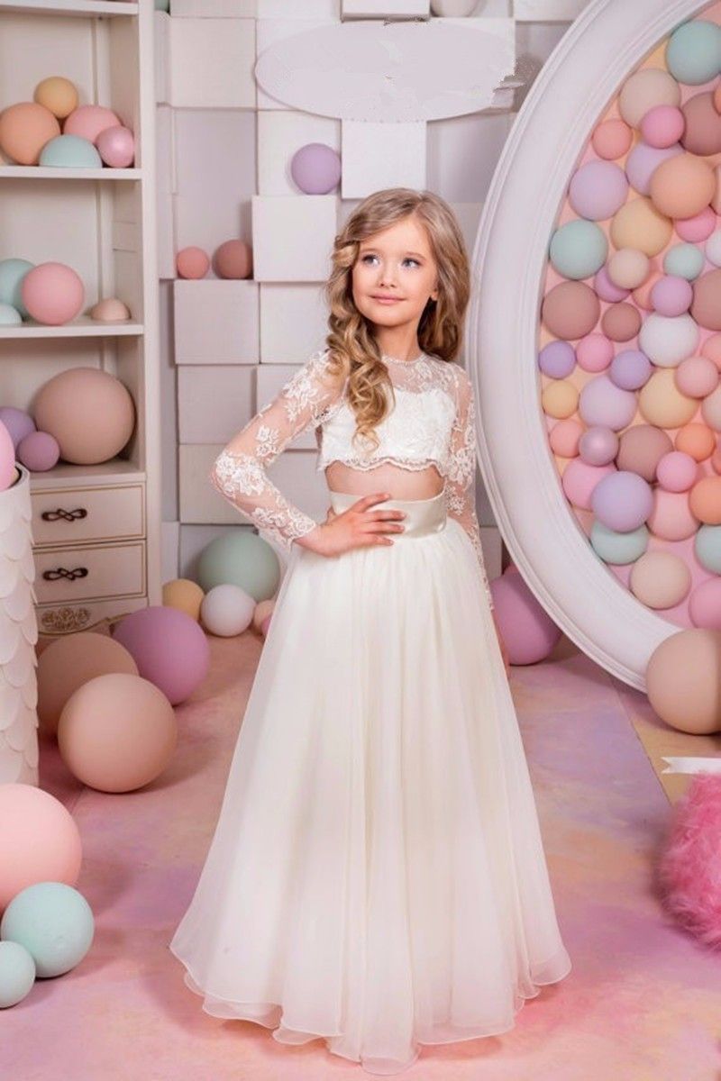 flower girl dresses two piece