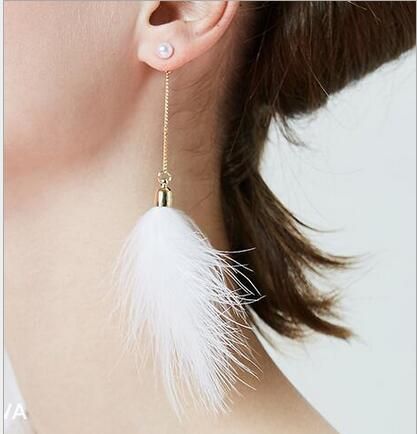 Pendientes Coreanos Pendientes Largos Pendientes De Felpa De Pendientes Coreanos Pendientes Largos Pendientes De Felpa De