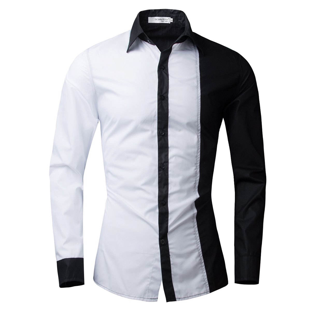 Soldes Chemise Noire Et Blanche Homme En Stock
