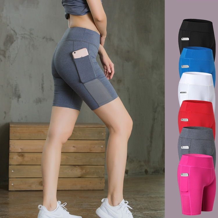 women's activewear shorts with pockets