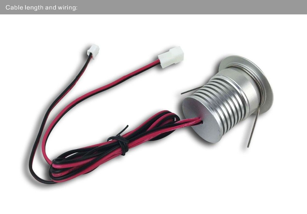 Color : White Light, tama/ño : 3w Modenny 3W Dimmable COB LED Empotrable Gabinete Mini Spot Light 110V 220v Mini Downlight Cuerpo Redondo Blanco Incluye Controlador LED