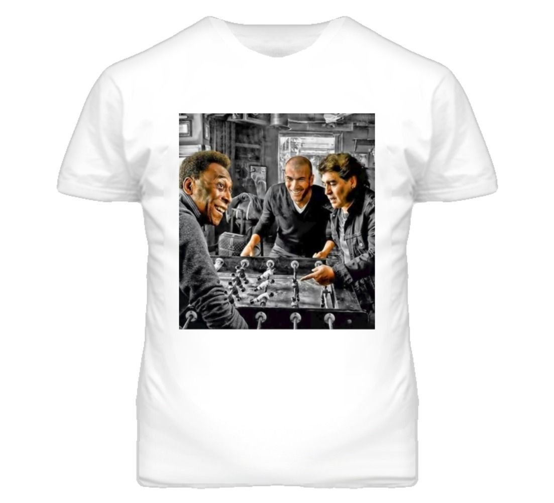 Zinedine Zidane Diego Maradona Pele Futbolito T Shirt Funny Unisex Casual Tee Graphic Tee Shirts T Shirt Sayings From Clothes Cafe Charity 12 96 Dhgate Com