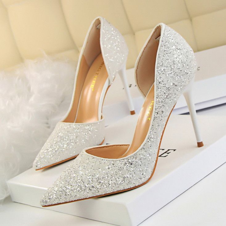 Acquistare Scarpe Donna Moda Scarpe Col Tacco Alto Nero Rosso Oro Argento  Scarpe Donna Da Sposa Scarpe Da Donna Economico | Consegna Veloce E Qualità  | It.Dhgate