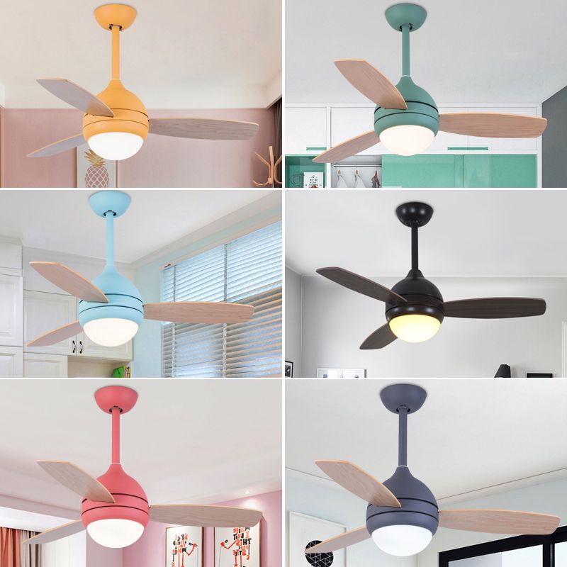 2019 Trazos Colorful Ceiling Fan Ventilador De Techo Led Fans For Living Room Restaurant Cooling Ceiling Fans With Lights From Stylenew 332 06