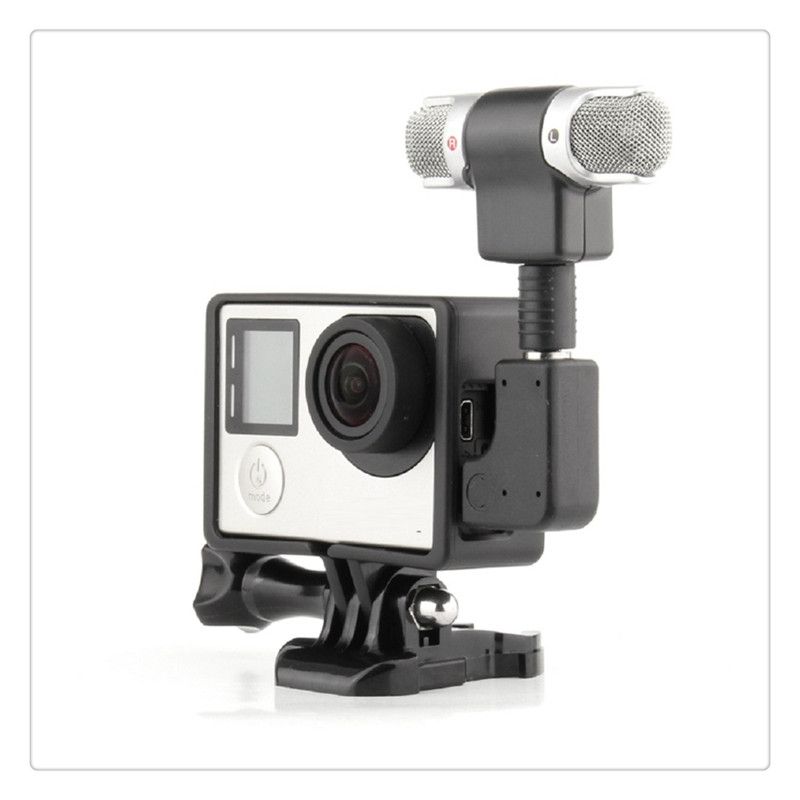 Compre Microfone Estéreo Padrão Caso Quadro Para Gopro Hero 4 3 + 3 Usb  Para 3.5mm Mic Cabo Adaptador De Venda Quente Barato | Entrega Rápida E  Qualidade | Pt.Dhgate