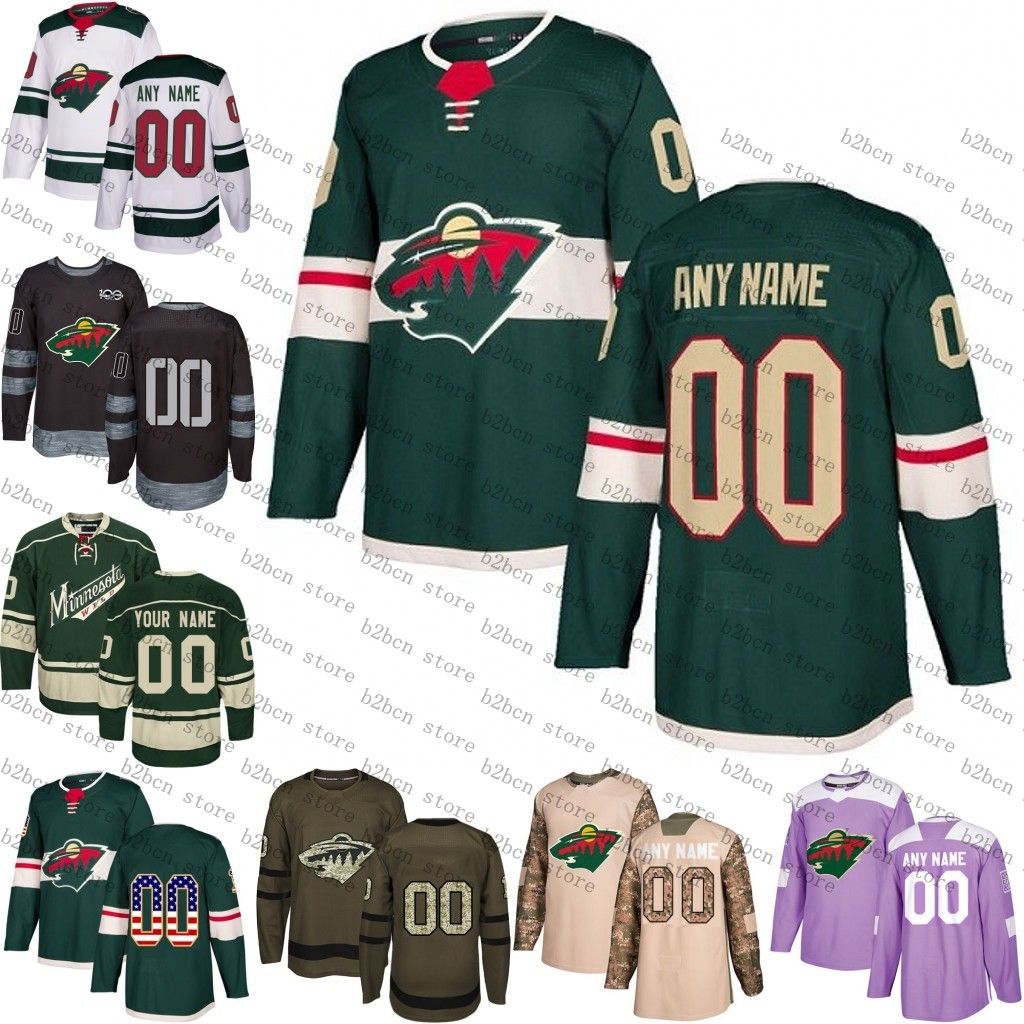 mn wild custom jersey
