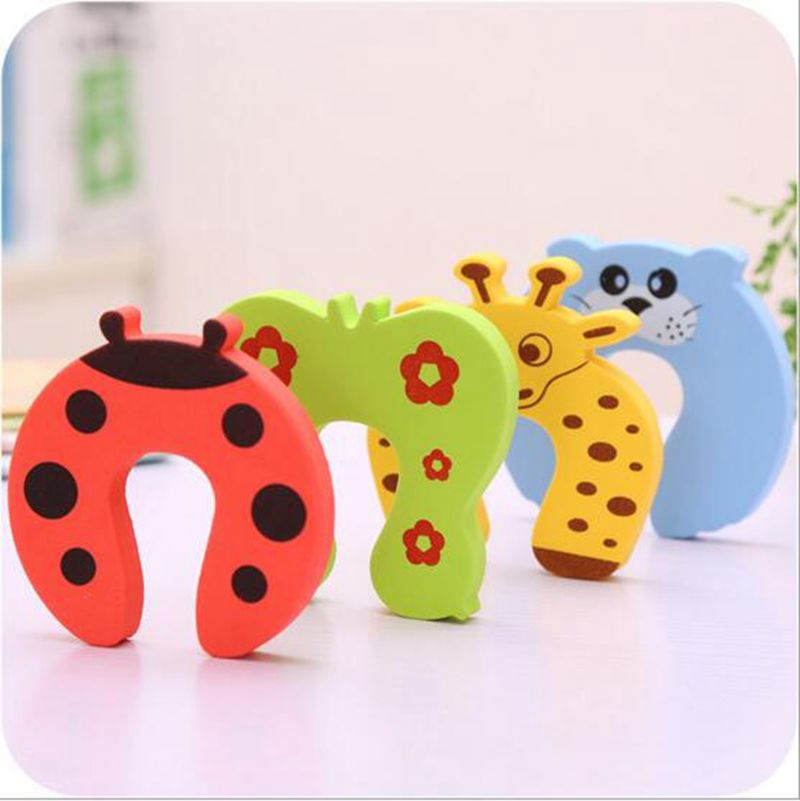2019 Baby Safety Door Stoper Animal Cartoon Safety Guard Infant