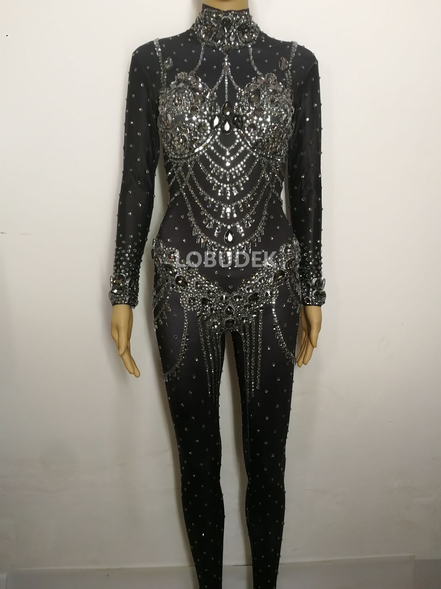 diamond jumpsuit prom