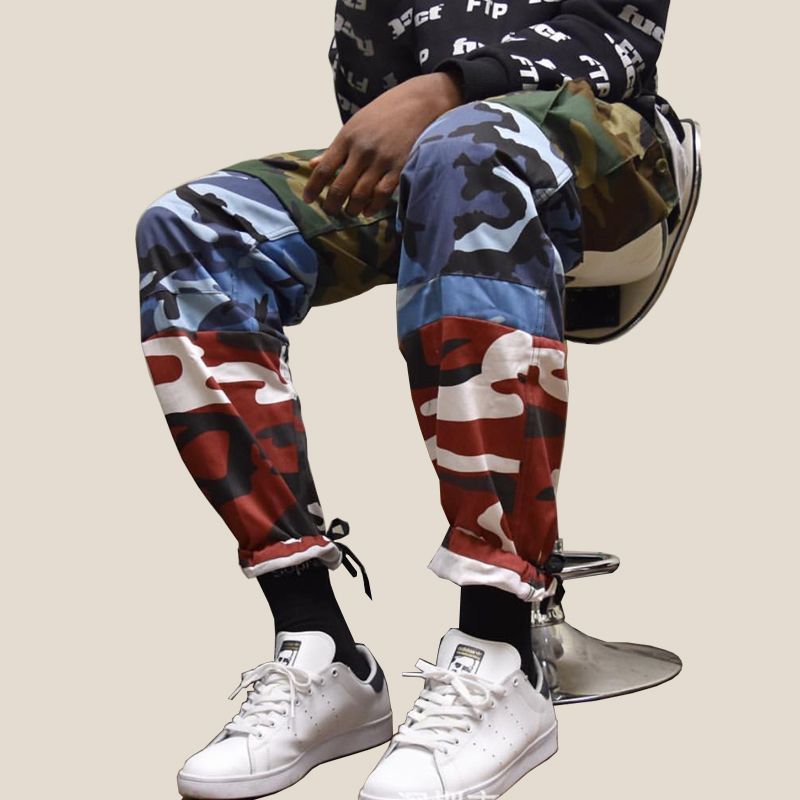 Designer Camouflage Cargo Pants For Men 