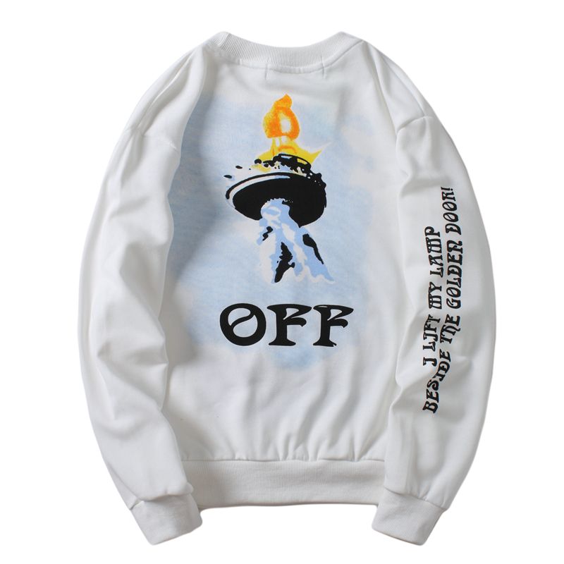 off white world hand moletom com capuz