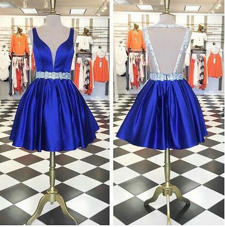 vestidos azul royal curto para formatura