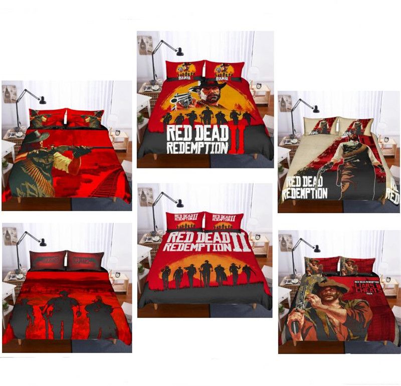 3d Red Dead Redemption 2 Bedding Sets Duvet Cover With Pillow Case