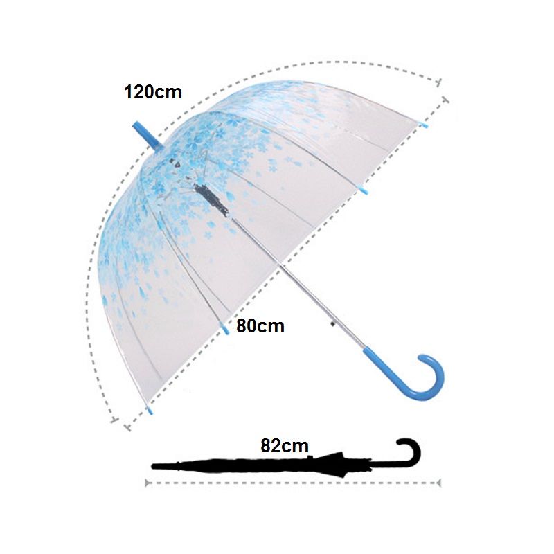 Grosshandel 60 Stucke Transparent Verdicken Poe Gewolbte Pilz Regenschirme Kreative Blatter Design Blase Regenschirm 4 Farben Freies Verschiffen Von Club Life 4 87 Auf De Dhgate Com Dhgate