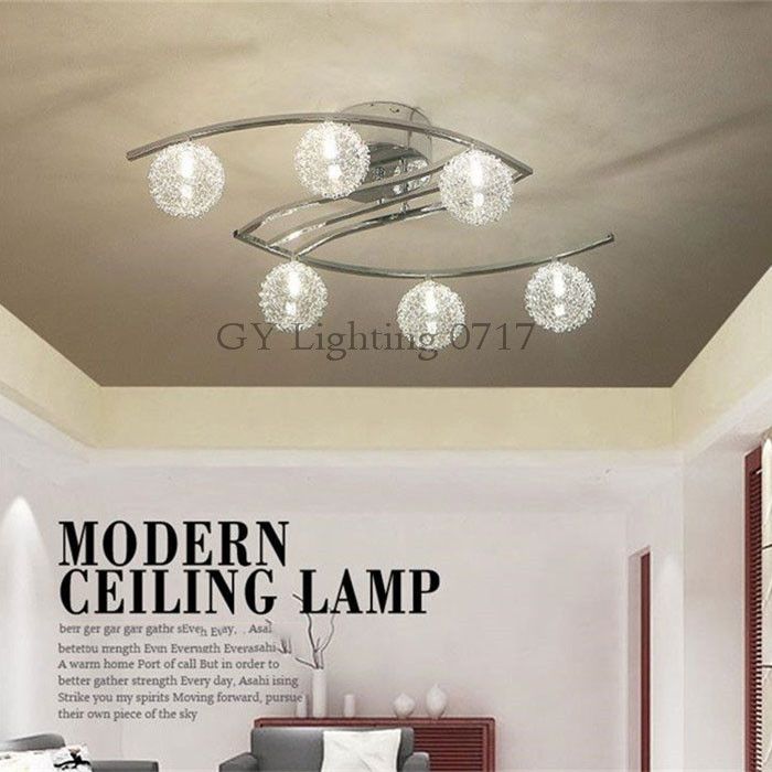 2020 Modern Aluminum Wire Led Ceiling Chandeliers Light Lustre