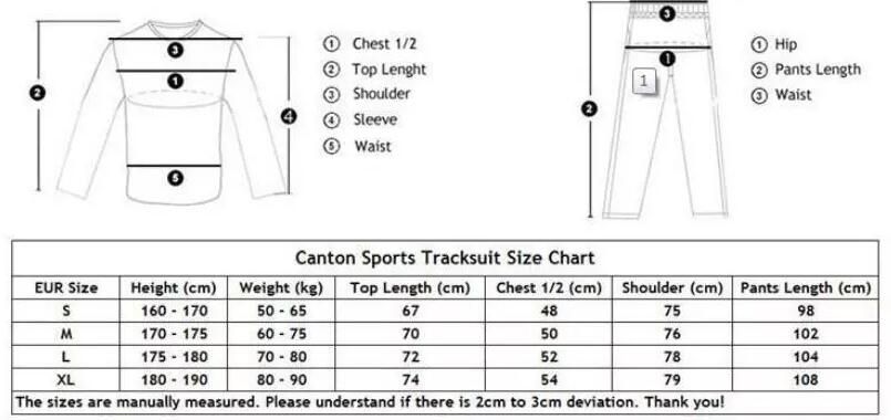 Football Pants Size Chart