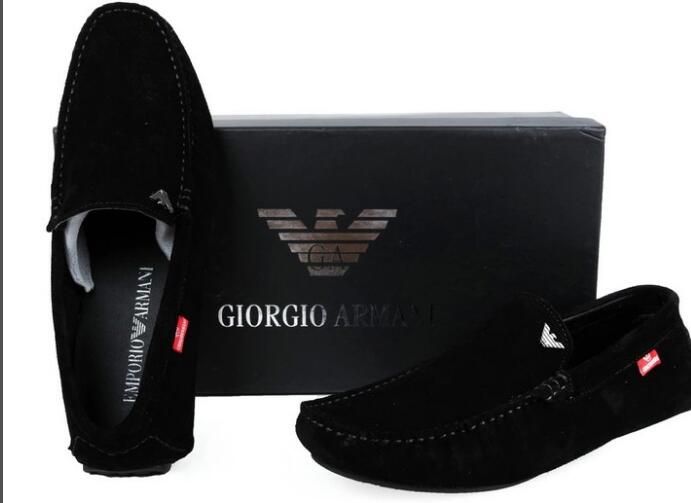 armani mens loafers