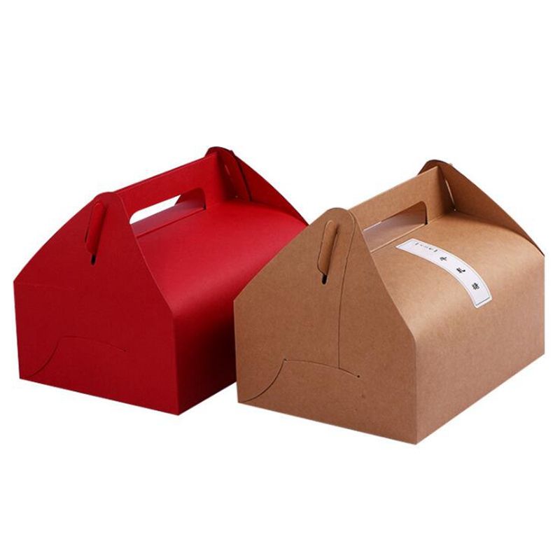 Acheter Pas Cher Kraft Papier West Point Cuisson Boite A Gateaux Carton Portable Cuisson Gateau Cookie Conteneur Avec Poignee Pour Cuisine Pain Emballage Boite Du 0 63 Fr Dhgate