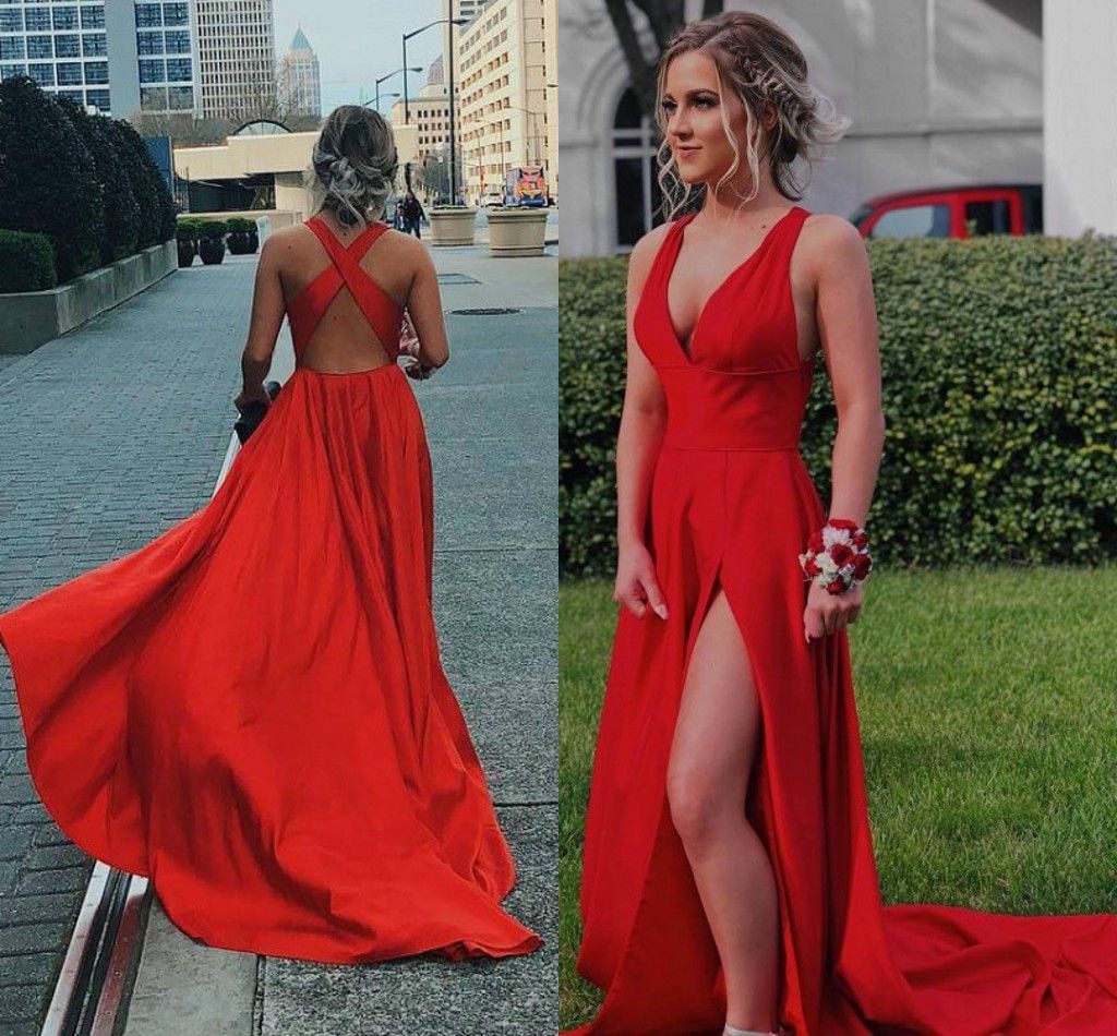 red prom look