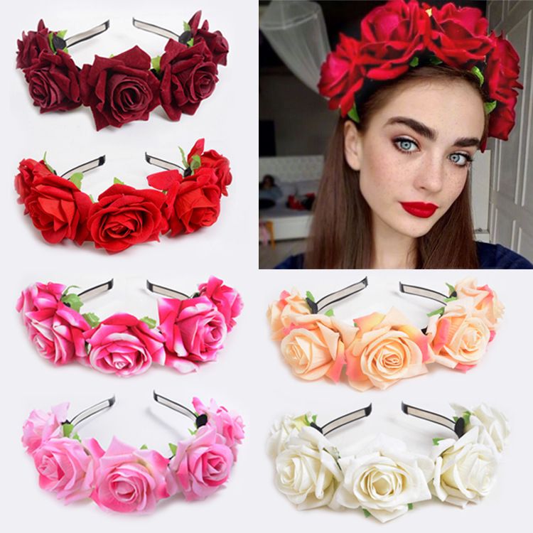 flower garland headband