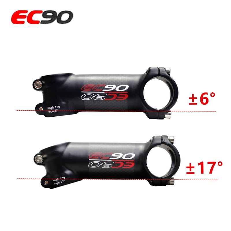 EC90 Carbon Handlebar Stem Road Bike 31.8 Carbon+Aluminum MTB Bicycle Stems