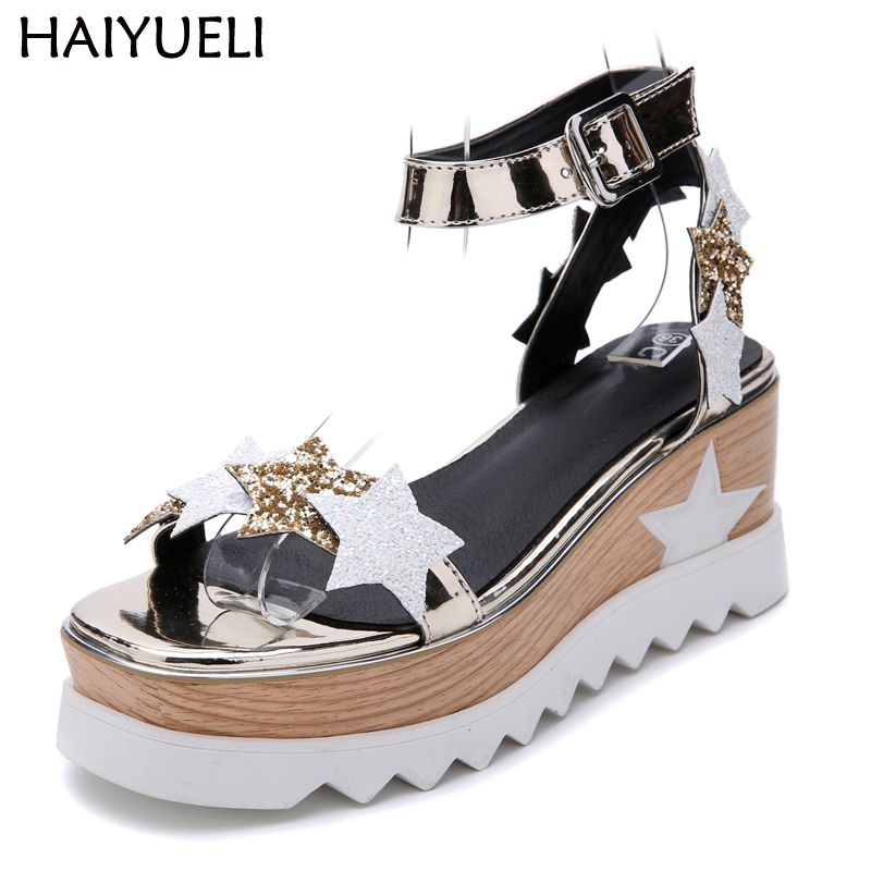ladies platform sandals