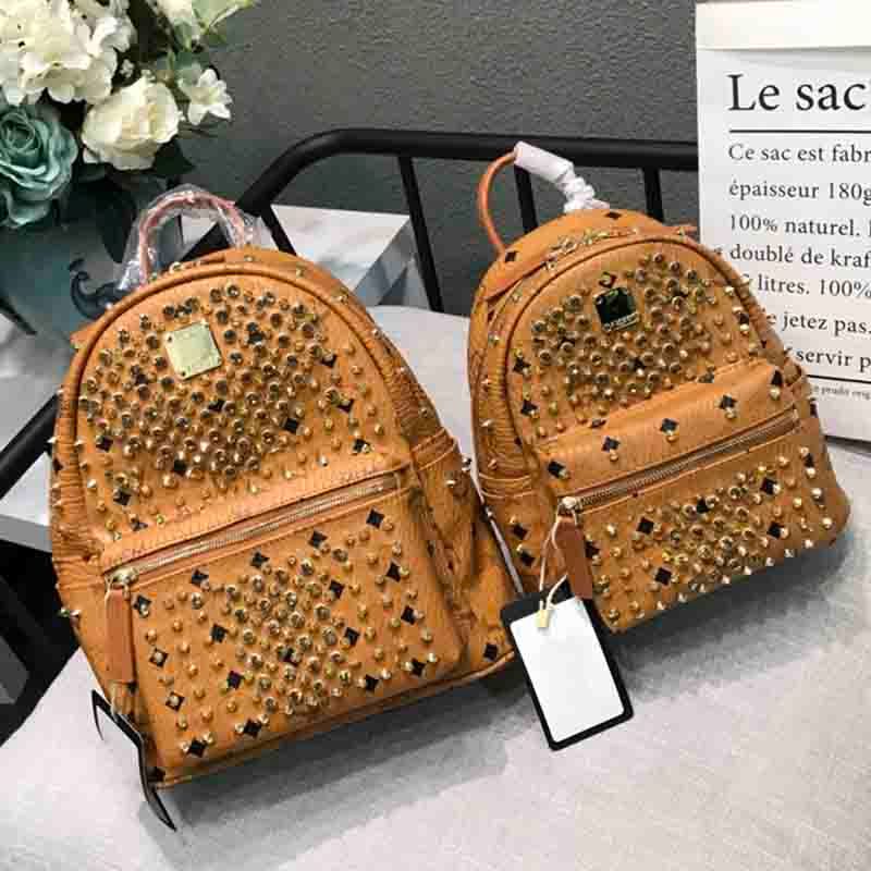 leather designer backpack mens