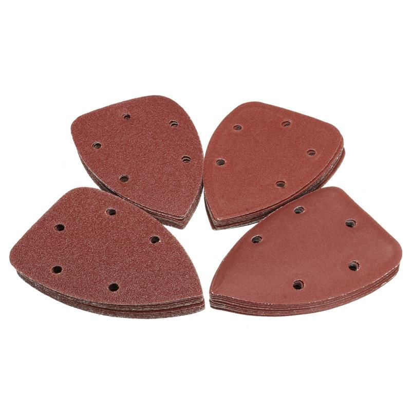 40PCS Mouse Sanding Sheets Black and Decker Detail Palm Sander Pads Sandpaper UK